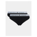 Emporio Armani Underwear Súprava 2 kusov nohavičiek 163334 3F227 00020 Čierna