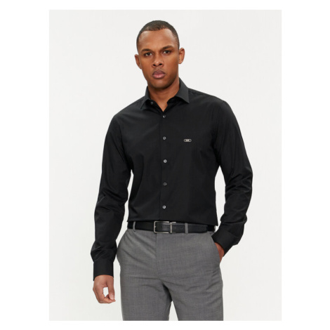 Michael Kors Košeľa MK0DS01288 Čierna Slim Fit