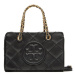 Tory Burch Kabelka Fleming Soft Mini Chain Tote 152334 Čierna