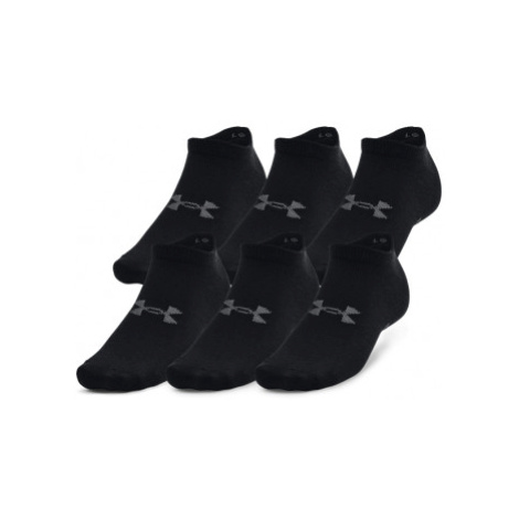 Ponožky UNDER ARMOUR 6 PACK-UA Essential No Show BLK