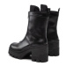Calvin Klein Jeans Členková obuv Chunky Heeled Boot W/Zip YW0YW00728 Čierna
