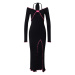 Versace Jeans Couture Pletené šaty '76DPM18'  čierna