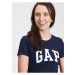 Modré dámske tričko GAP Logo t-shirt
