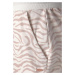 LASCANA Pyžamové nohavice  ružová / biela