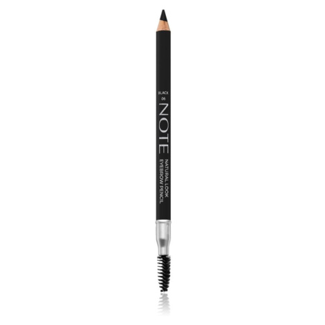 Note Cosmetique Natural Look ceruzka na obočie s kefkou 06 Black
