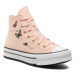 Converse Plátenky Chuck Taylor All Star Eva Lift Butterflies A07355C Ružová