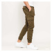 Kalhoty Urban Classics Cargo Jogging Pants Green