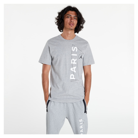 Jordan Paris Saint-Germain Men's T-Shirt Dark Grey Heather/ White/ Black Nike