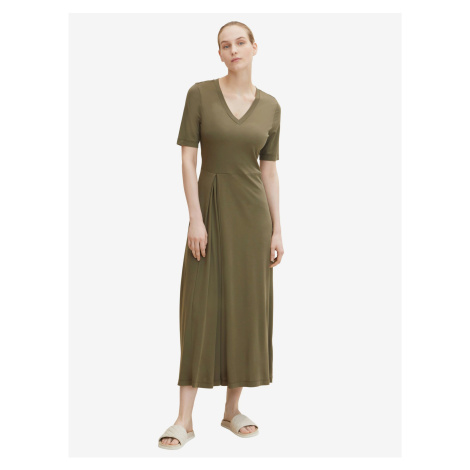 Letné a plážové šaty pre ženy Tom Tailor - kaki