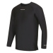 PROGRESS SKINNER LS Pánske lepené športové tričko, čierna, veľkosť