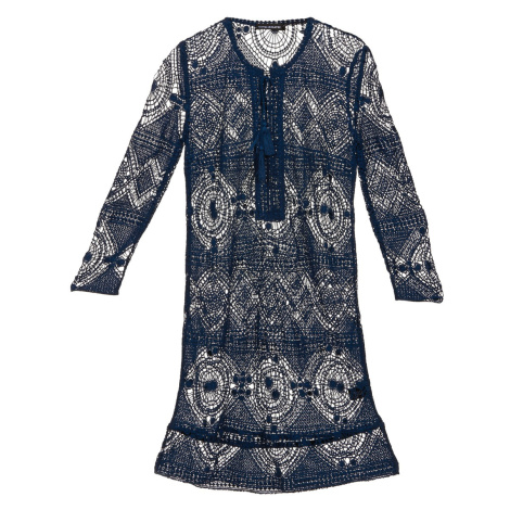 Antik Batik  LEANE  Krátke šaty Modrá