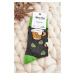 Men's Patterned Socks Beer Grey and Green