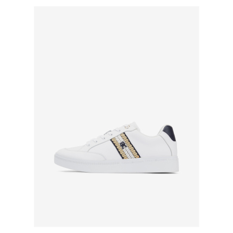 White women's leather sneakers Tommy Hilfiger Court - Women's