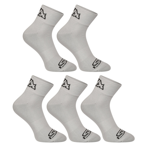 5PACK ponožky Styx členkové sivé (5HK1062) S