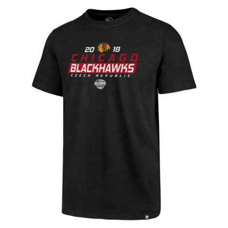 Chicago Blackhawks čiapka baseballová šiltovka 47 Brand Club Tee NHL black GS19 Adidas