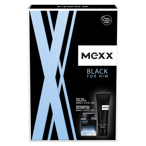 Mexx sada Black pre mužov toaletná voda 30ml a sprchový gél 50ml
