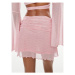 Juicy Couture Mini sukňa JCWGS23327 Ružová Slim Fit