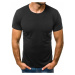 Jednoduché čierne pánske tričko JS/712005Z