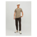 Jack&Jones Tričko Split 12164972 Béžová Standard Fit