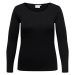 ONLY CARMAKOMA Dámske tričko CARLONNY Regular Fit 15304132 Black 7XL