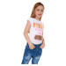 Girl's T-shirt with white inscriptions