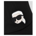 Šiltovka Karl Lagerfeld K/Ikonik 2.0 Cap Black