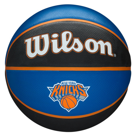 Wilson NBA Team Tribute New York Knicks Size - Unisex - Lopta Wilson - Modré - WTB1300XBNYK