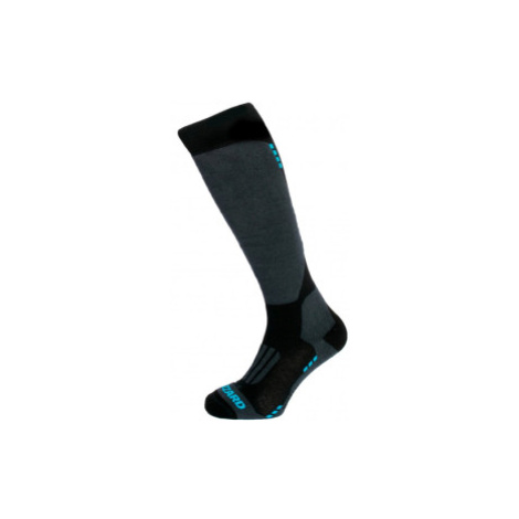 Lyžiarske podkolienky (ponožky) BLIZZARD Wool Performance ski socks, black blue