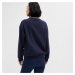 Mikina GAP Crewneck Logo Sweatshirt Navy Uniform