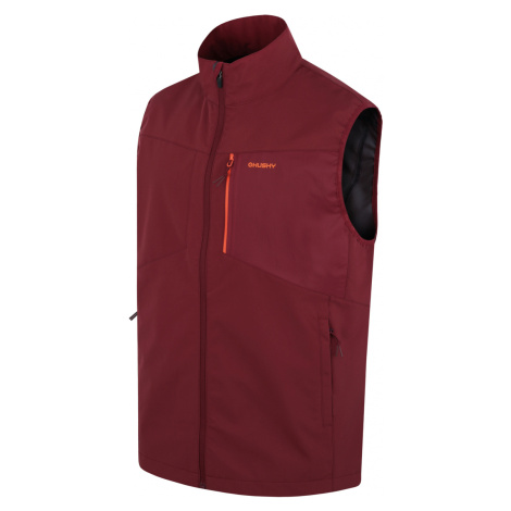 Husky Pánska softshell vesta Salien M bordo