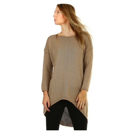 Oversized dlhý jednofarebný sveter