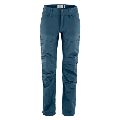 Fjällräven Keb Trousers Curved W Short Dámske - Nohavice Fjällräven - Modrá - F89852S-534-44 - S