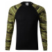 Malfini Camouflage Ls Triko unisex 166 camouflage green