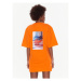 Calvin Klein Jeans Každodenné šaty J20J220755 Oranžová Relaxed Fit
