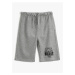 Koton Normal Waist Normal Gray Melange Boys' Shorts 3skb40013tk.