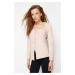 Trendyol Beige Bolero Detailed Woven Blazer Jacket