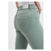 Svetlo zelené dámske skinny fit džínsy ORSAY