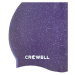 Crowell Recyklácia Pearl Silikónová plavecká čiapka Fialová farba 4 NEPLATÍ