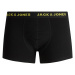 JACK & JONES Boxerky  tmavozelená / oranžová / červená / čierna / biela