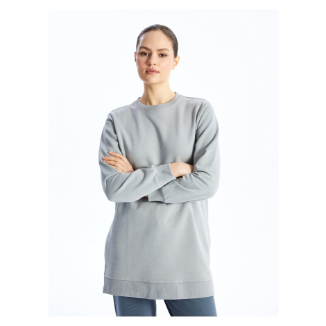 LC Waikiki Crew Neck Plain Long Sleeve Women's Sweatshirt Tunic