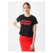 LEVI'S ® Tričko 'Graphic Surf Tee'  červená / čierna