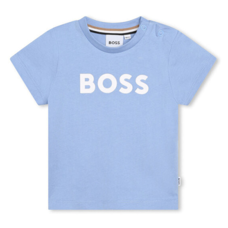 Boss Tričko J05999 M Modrá Regular Fit Hugo Boss