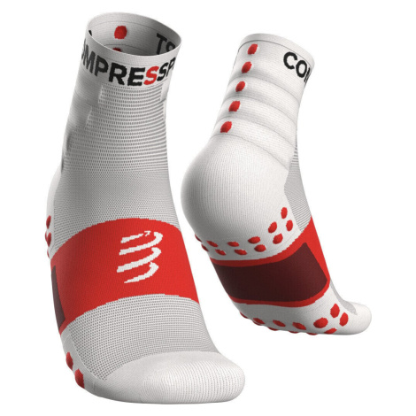 Compressport Training White T2 Bežecké ponožky