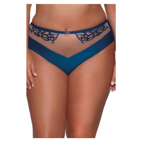 Nohavičky Ava Lingerie 2056/B Cobalt - brazilky Modrá Avalingerie