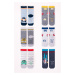 Yoclub Kids's Cotton Baby Socks Anti Skid Abs Patterns Colors 6-Pack SKC/STA/6PAK/BOY/001