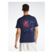 Reebok Tričko Reebok Basketball Court Top T-Shirt HM6239 Modrá Relaxed Fit