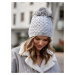 Light gray winter cap