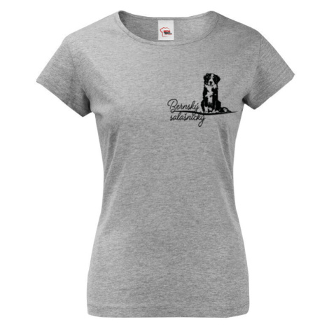 Dámské tričko pre milovníkov psov - Bernský salašnický pes 2
