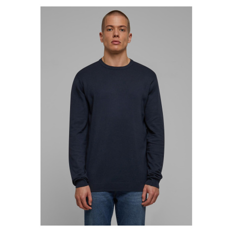 Knitted sweater with Crewneck in a navy design Urban Classics