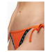 Calvin Klein oranžový spodný diel plaviek Cheeky String Side Tie Vermillion Orange